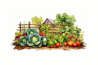 Vegetable outdoors garden plant. AI generated Image by rawpixel.