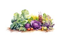 Vegetable purple garden plant. AI generated Image by rawpixel.