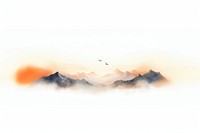 Mountain landscape nature flying. AI generated Image by rawpixel.