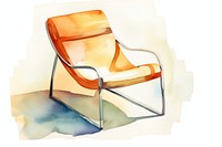 Chair furniture armchair paper. AI generated Image by rawpixel.
