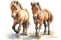 Mammal animal horse herbivorous. AI generated Image by rawpixel.