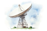 Antenna architecture broadcasting technology. AI generated Image by rawpixel.