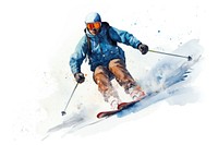 Recreation footwear helmet skiing. 