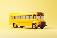 Wheel bus vehicle yellow. AI generated Image by rawpixel.