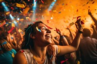 Celebrating concert person female. AI generated Image by rawpixel.