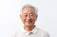 Portrait smile white background grandparent. AI generated Image by rawpixel.