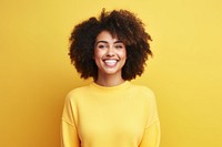 Portrait laughing adult women. 