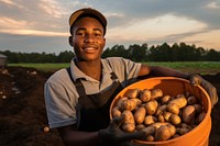 Harvesting vegetable portrait organic. AI generated Image by rawpixel.