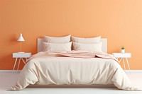 Linen room bed comfortable. AI generated Image by rawpixel.