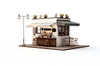 Architecture restaurant table kiosk. AI generated Image by rawpixel.
