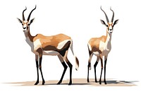 Wildlife gazelle animal mammal. AI generated Image by rawpixel.