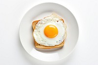 Plate egg bread fried. AI generated Image by rawpixel.