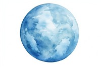 Planet sphere space blue. AI generated Image by rawpixel.