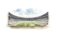 Stadium architecture arena competition. AI generated Image by rawpixel.