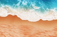 Beach backgrounds outdoors nature, digital paint illustration. AI generated image