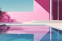 Architecture building outdoors pink. AI generated Image by rawpixel.