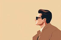 Sunglasses portrait adult photography. AI generated Image by rawpixel.