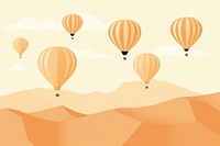 Balloon backgrounds aircraft outdoors. AI generated Image by rawpixel.