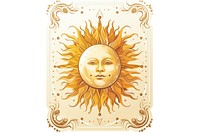 Gold art sun representation. AI generated Image by rawpixel.