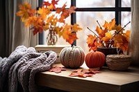 Leaf tree pumpkin autumn. 