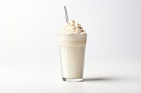 Milkshake cream food smoothie. 