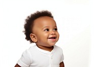Baby portrait smiling smile. AI generated Image by rawpixel.