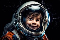 Astronaut helmet child space suit. AI generated Image by rawpixel.