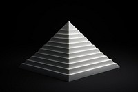 Architecture pyramid white black. AI generated Image by rawpixel.