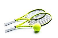 Racket tennis ball sports. 