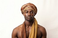 African man portrait turban adult. AI generated Image by rawpixel.
