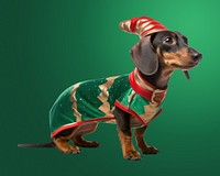 Dachshund animal mammal hound. AI generated Image by rawpixel.