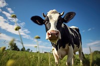 Cow livestock grassland outdoors. AI generated Image by rawpixel.