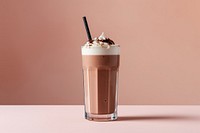 Milkshake chocolate smoothie dessert. 