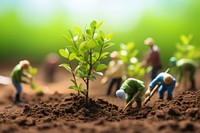 Planting gardening outdoors nature. 