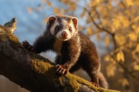 Climbing animal mammal branch. 