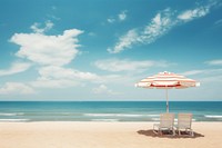 Summer beach sky outdoors. AI generated Image by rawpixel.