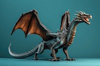 Dragon dinosaur reptile animal. AI generated Image by rawpixel.