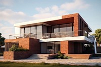 House architecture building villa.