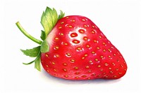 Strawberry fruit plant food. 