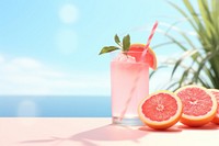 Grapefruit summer drink plant. 