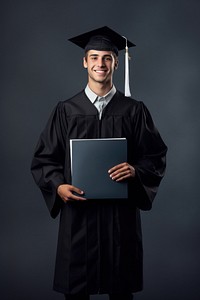 Graduation certificate photography portrait. 