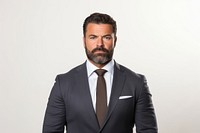 Portrait necktie beard adult. AI generated Image by rawpixel.