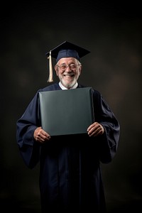 Graduation certificate computer portrait. AI generated Image by rawpixel.