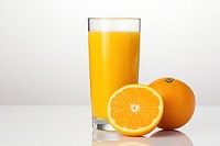 Juice orange fruit drink. 