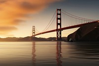 Bridge golden gate bridge architecture tranquility. 