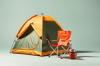 Camping chair tent furniture. 