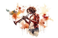 Trumpet music performance photography. AI generated Image by rawpixel.