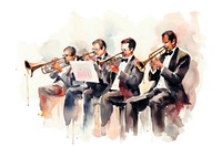 Musician trumpet paper adult. AI generated Image by rawpixel.
