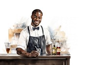 Bartender working waiter adult. AI generated Image by rawpixel.