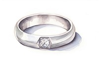 Ring platinum jewelry diamond. AI generated Image by rawpixel.